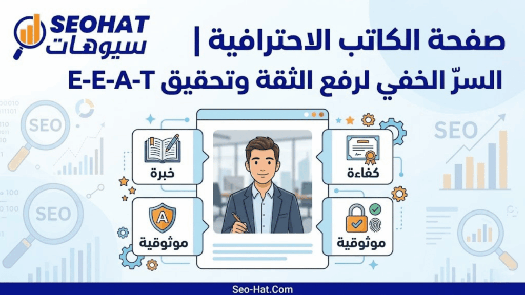 صفحة الكاتب الاحترافية | السرّ الخفي لرفع الثقة وتحقيق E-E-A-T