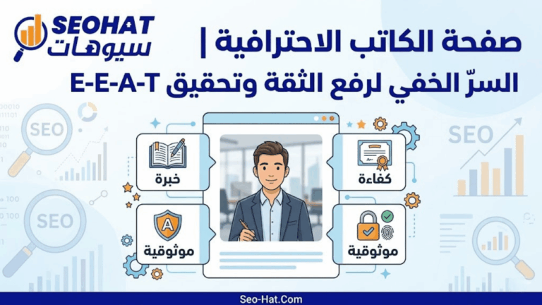 صفحة الكاتب الاحترافية | السرّ الخفي لرفع الثقة وتحقيق E-E-A-T