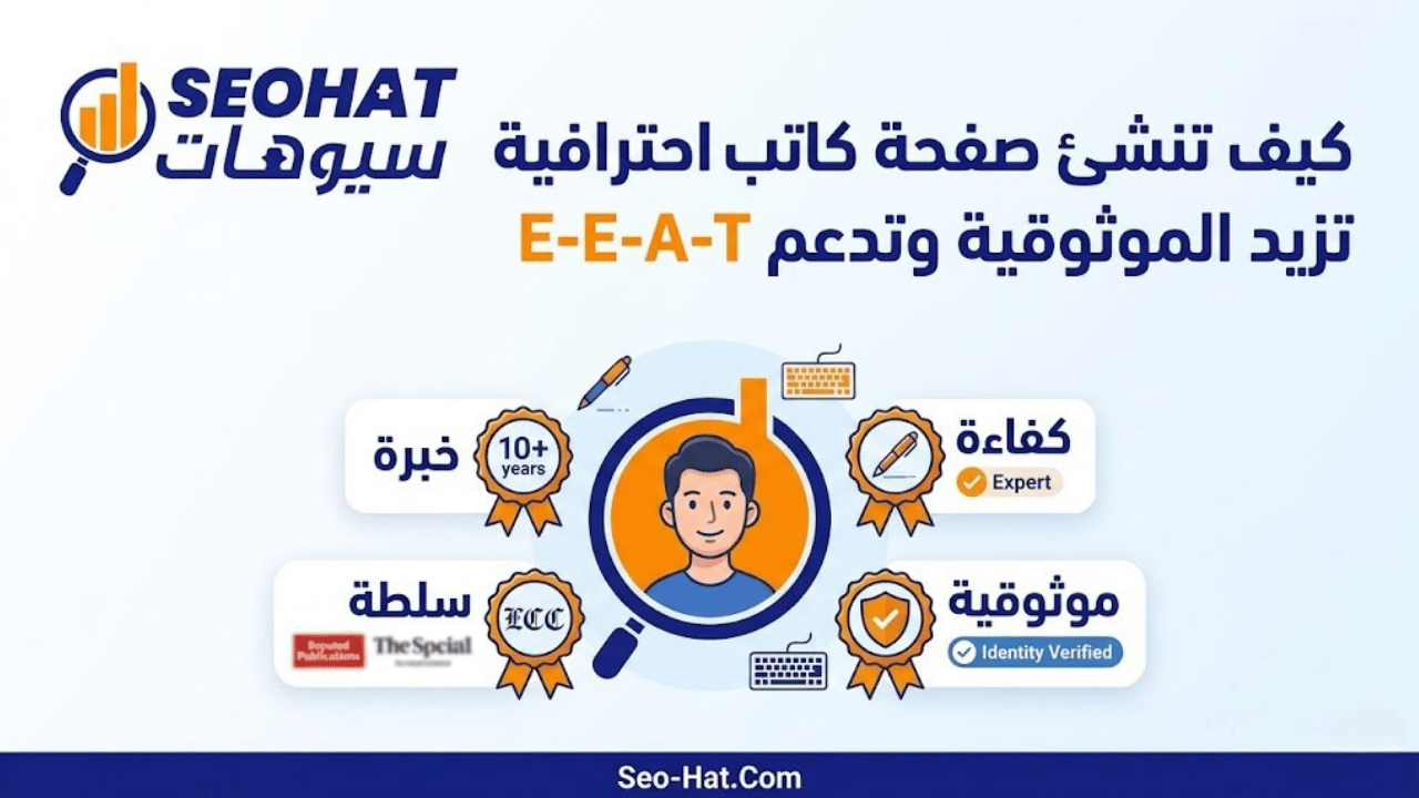 كيف تنشئ صفحة كاتب احترافية تزيد الموثوقية وتدعم E-E-A-T