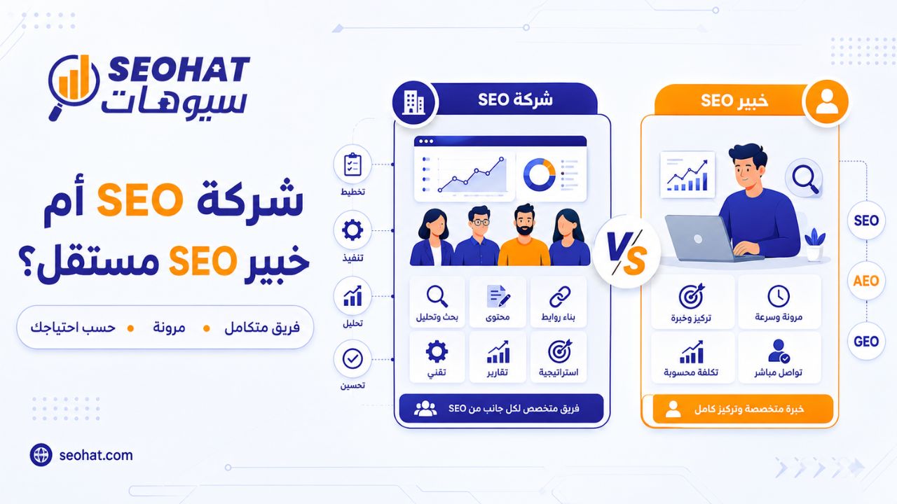 شركة SEO أم خبير SEO مستقل؟